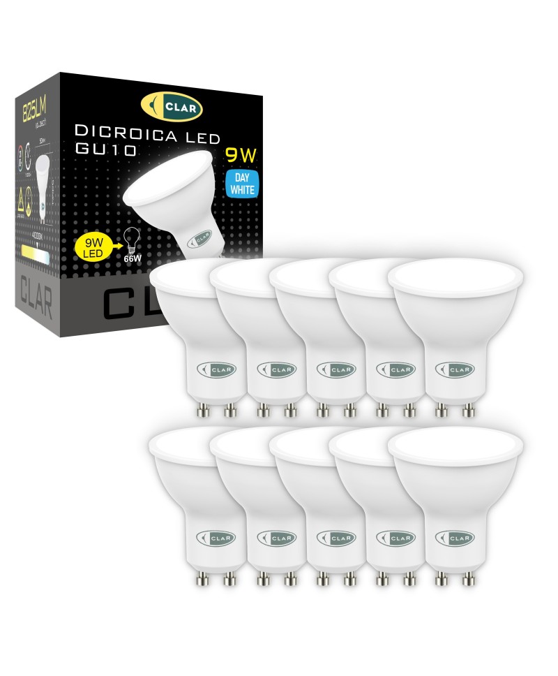 Bombilla GU10 9W 825lm