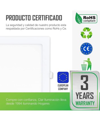 Downlight LED Empotrable 20W