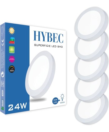 Plafón LED 24W, Downlight...