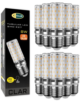 Bombilla LED Alargada 9W,...