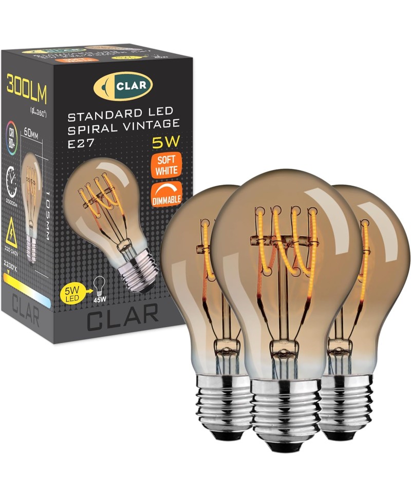 Bombilla Vintage REGULABLE 5W A60