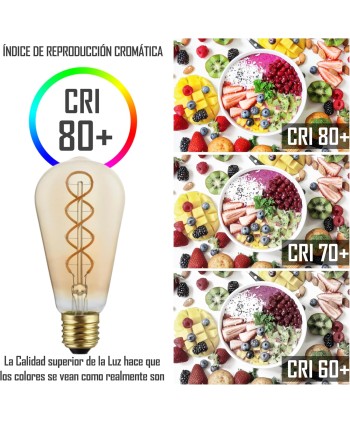 Bombilla Vintage REGULABLE 5W ST58