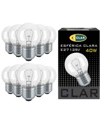 ESFERICA CLARA 40W 125-130V...