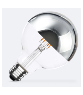 GLOBO  D.125 CUPULA PLATA...