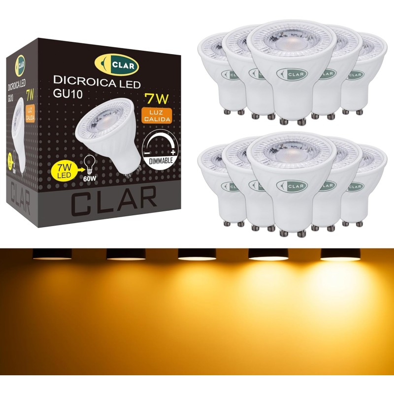 DICROICA LED REGULABLE 7W