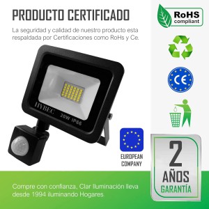 NILO PROYECTOR LED DETECTOR 20W
