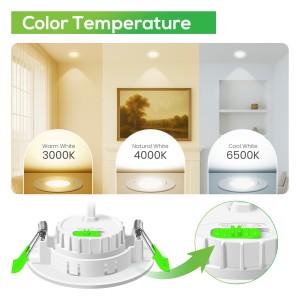 Módulo LED Ultra Plano Regulable 6W, Ajustable 110º, Niquel