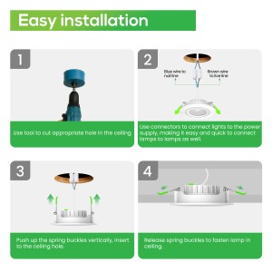 Módulo LED Ultra Plano Regulable 6W, Ajustable 110º, Niquel