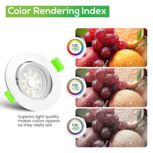 Módulo LED Ultra Plano Regulable 6W, Ajustable 110º, Niquel
