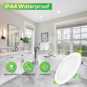 Downlight LED techo empotrable, Regulable 7W, 3 tonalidades, Blanco