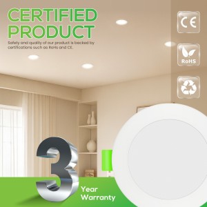 Downlight Regulable CCT Negro 7W Corte Ø66-75mm 110º