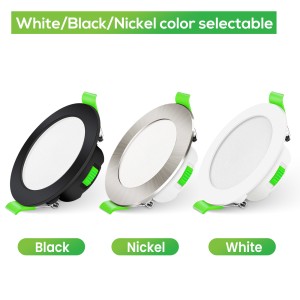 Downlight Regulable CCT Negro 7W Corte Ø66-75mm 110º