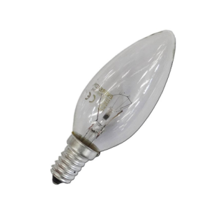 VELA CLARA 40W 125-130V E14