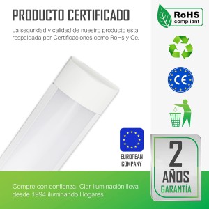 copy of Barra Lineal LED 120cm, Sirio LED 36W