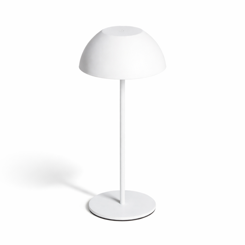 KRATER LAMPARA RECARCABLE BLANCA