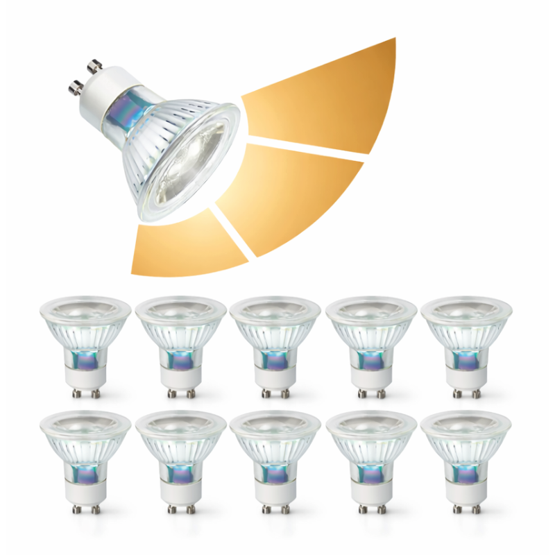 Bombilla GU10 6W Regulable.