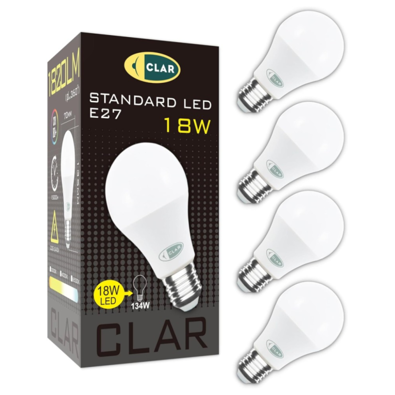 Bombillas LED E27 18W Mate A70
