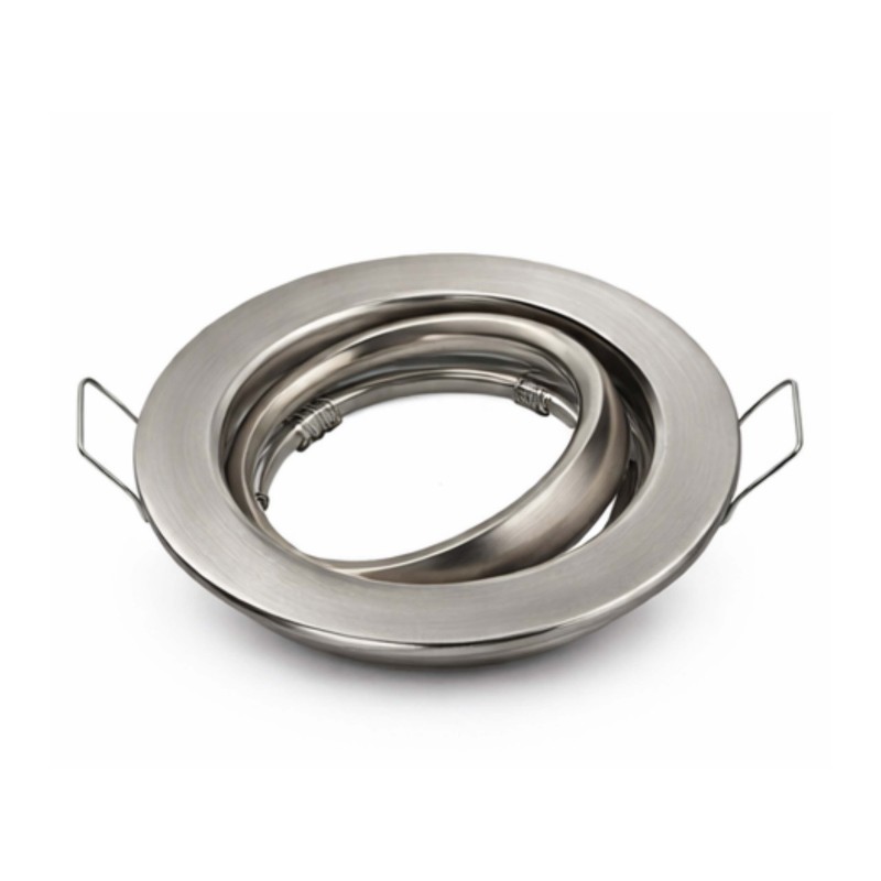 ARO DICROICA  ACERO ORIENTABLE INOX