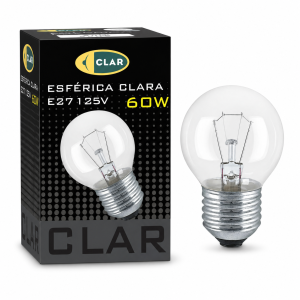 ESFERICA CLARA 60W 125-130V...