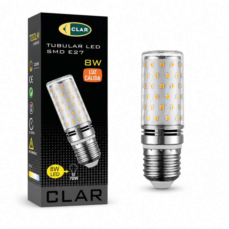 Bombilla LED Alargada 9W, Bombilla LED Maiz