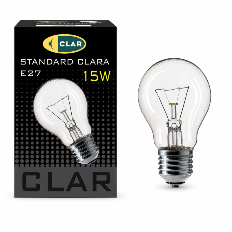 Bombilla Incandescente E27 15W 230V