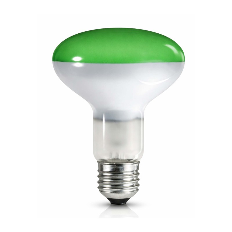 CLAR-  REFLECTORA R80 VERDE E27 230V