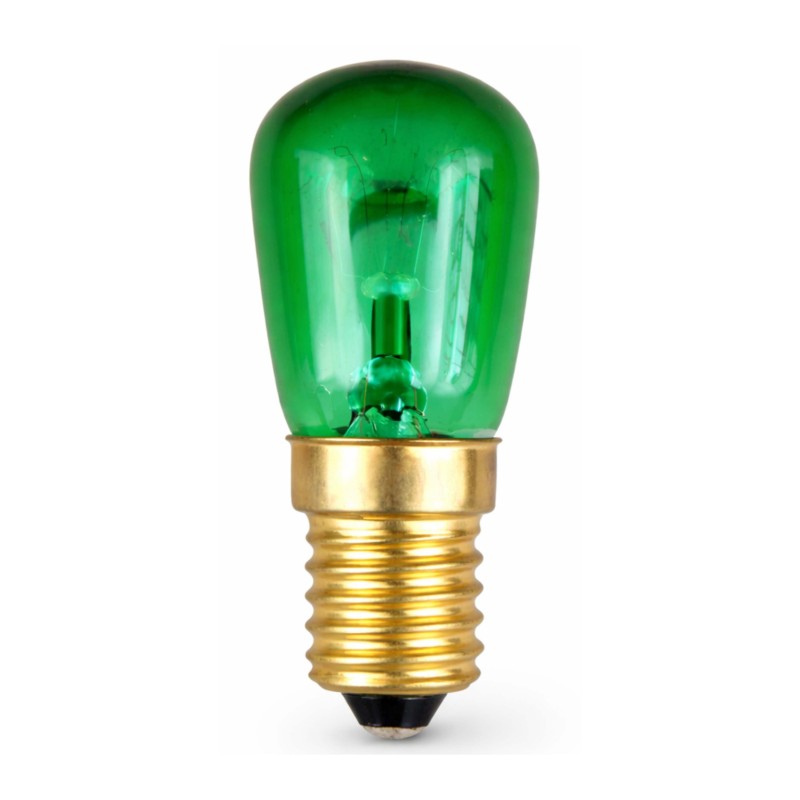 PEBETERO 15W 220-240V E14 VERDE