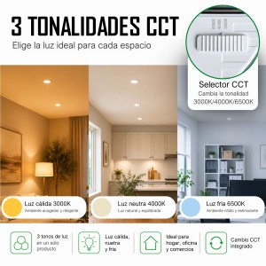 Downlight LED Superficie 20W
