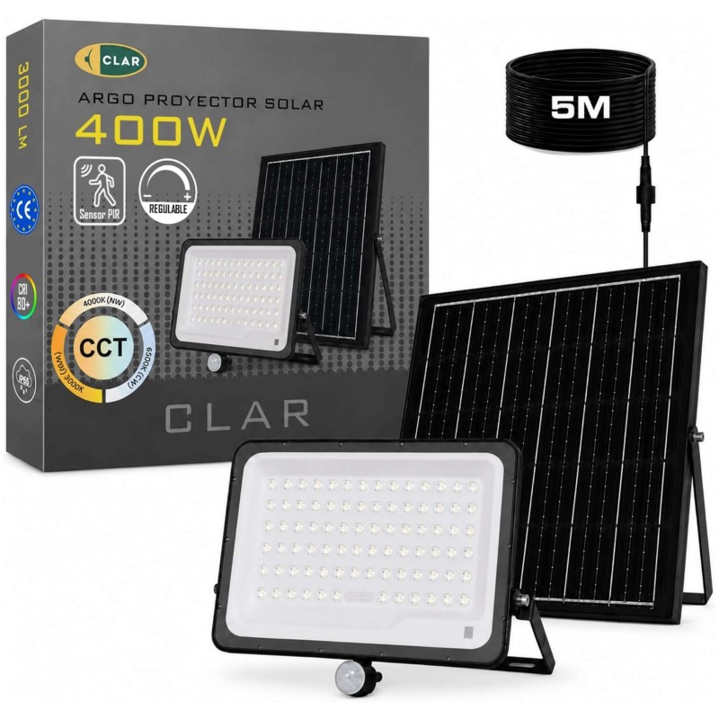 Luces Solares LED Exterior Jardin 400W