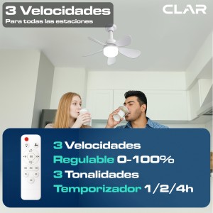 copy of CLAR - Ventilador de Techo Regulable CCT (Blanco)