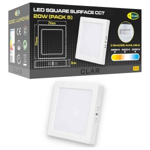Downlight LED Superficie 20W